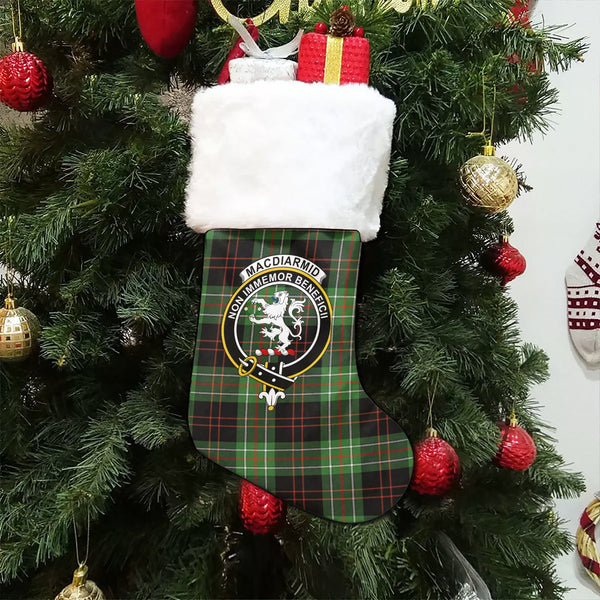 MacDiarmid Ancient Clan Badge Tartan Christmas Stocking