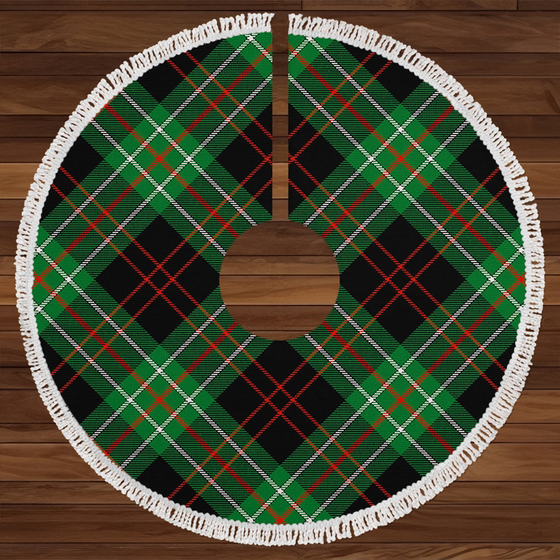 MacDiarmid Ancient Clan Badge Tartan Christmas Tree Skirt