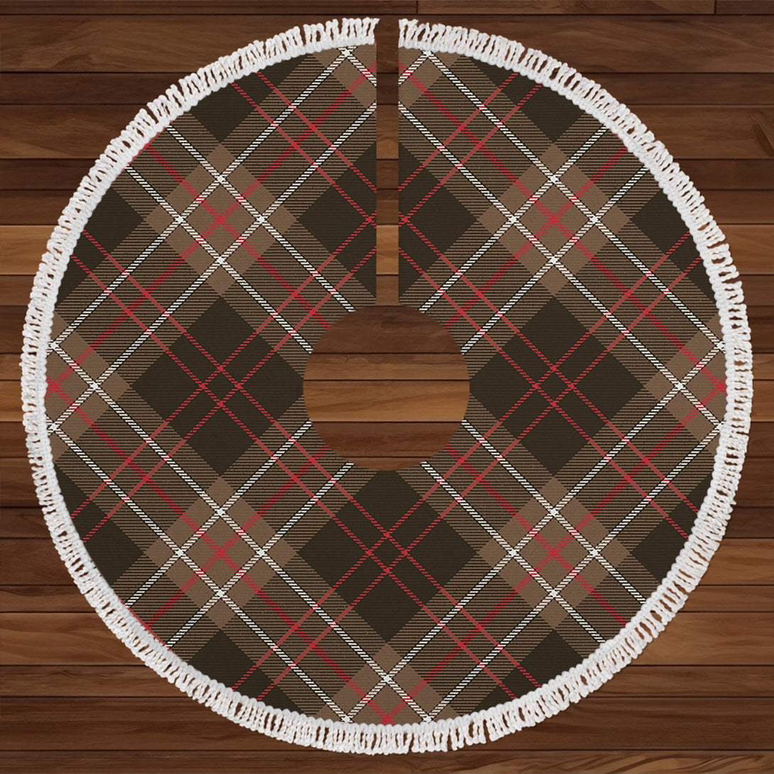 MacDiarmid Weathered Clan Badge Tartan Christmas Tree Skirt