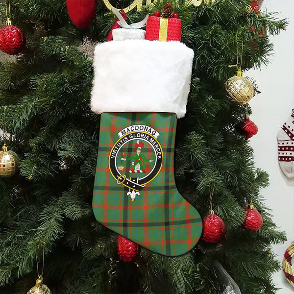 MacDonagh Ancient Clan Badge Tartan Christmas Stocking