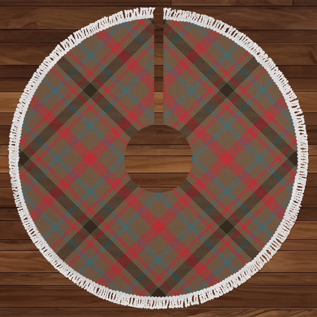 MacDonagh Weathered Clan Badge Tartan Christmas Tree Skirt