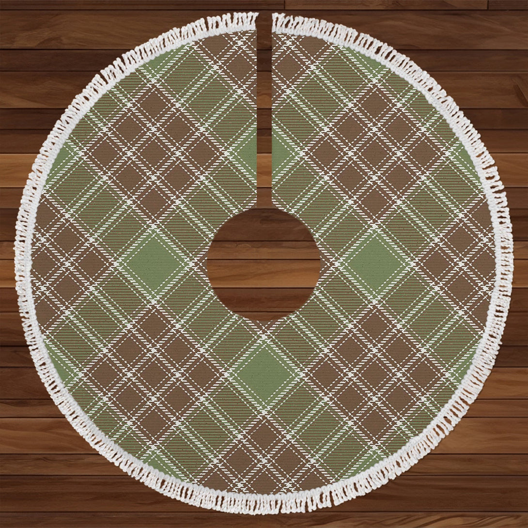 MacDonald Lord of the Isles- Hunting Weathered Tartan Christmas Tree Skirt