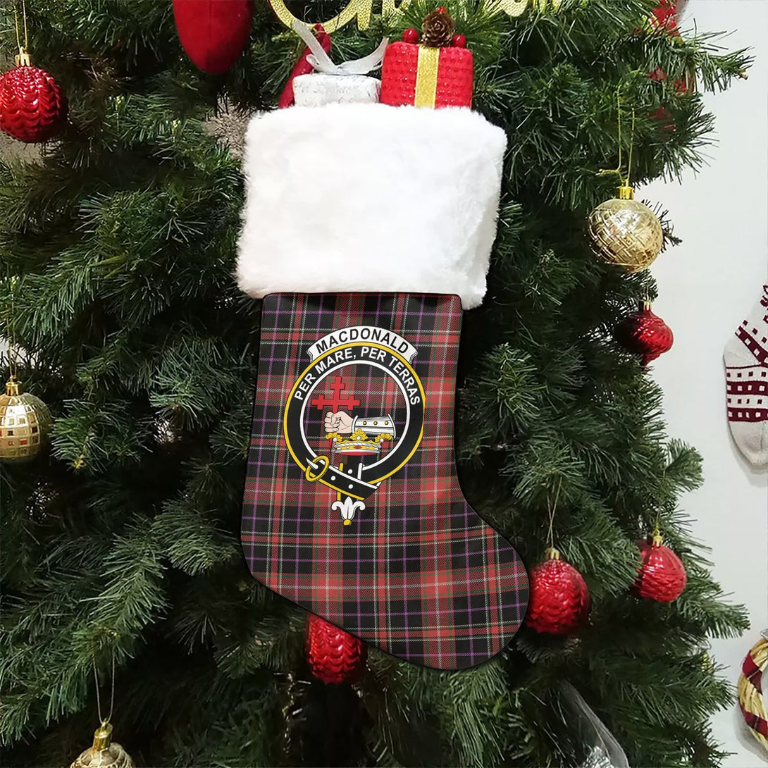 MacDonald Sir John A (Donald Sir John A) Ancient Clan Badge Tartan Christmas Stocking