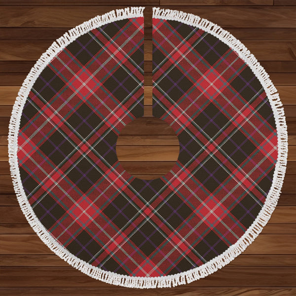 MacDonald Sir John A (Donald Sir John A) Weathered Clan Badge Tartan Christmas Tree Skirt