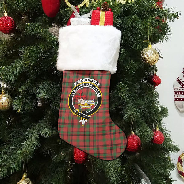 MacDonald of Aird & Valley (Donald of Aird & Valley) Ancient Clan Badge Tartan Christmas Stocking