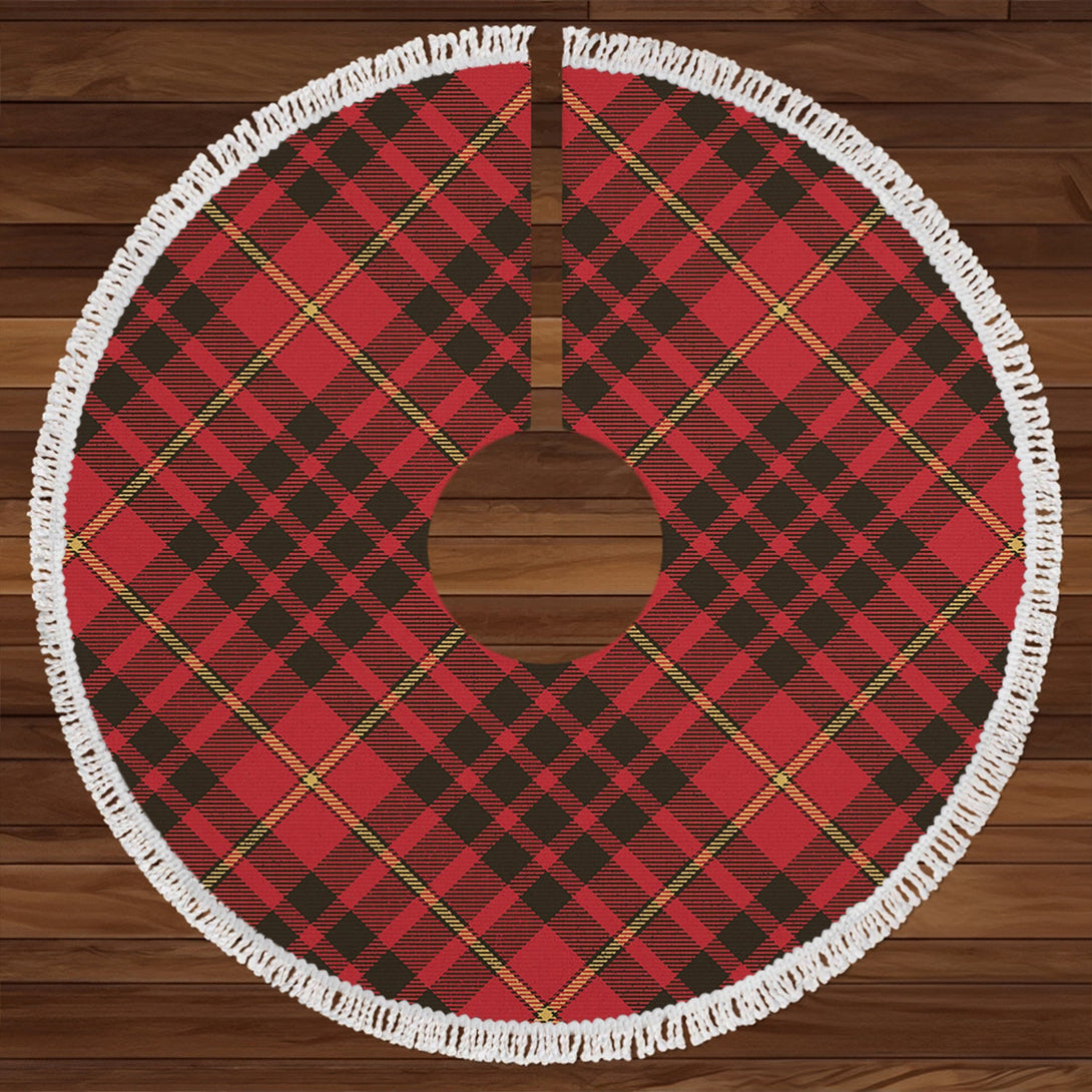 MacDonald of Ardnamurchan (Donald of Ardnamurchan) Weathered Clan Badge Tartan Christmas Tree Skirt