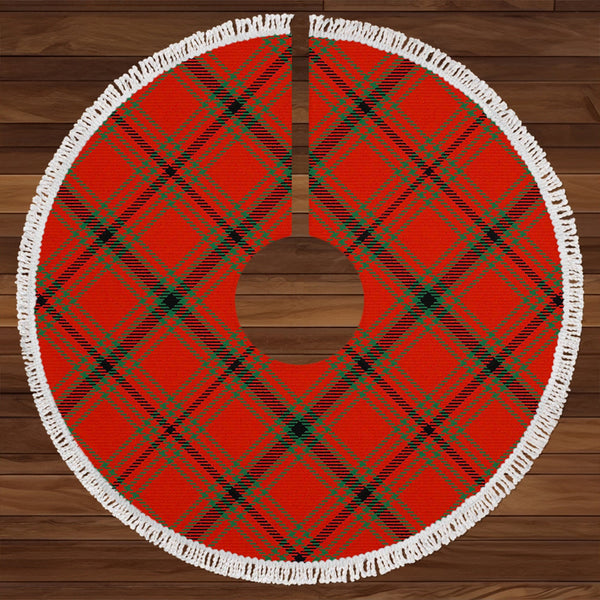 MacDonald of Belfinlay Ancient Clan Badge Tartan Christmas Tree Skirt