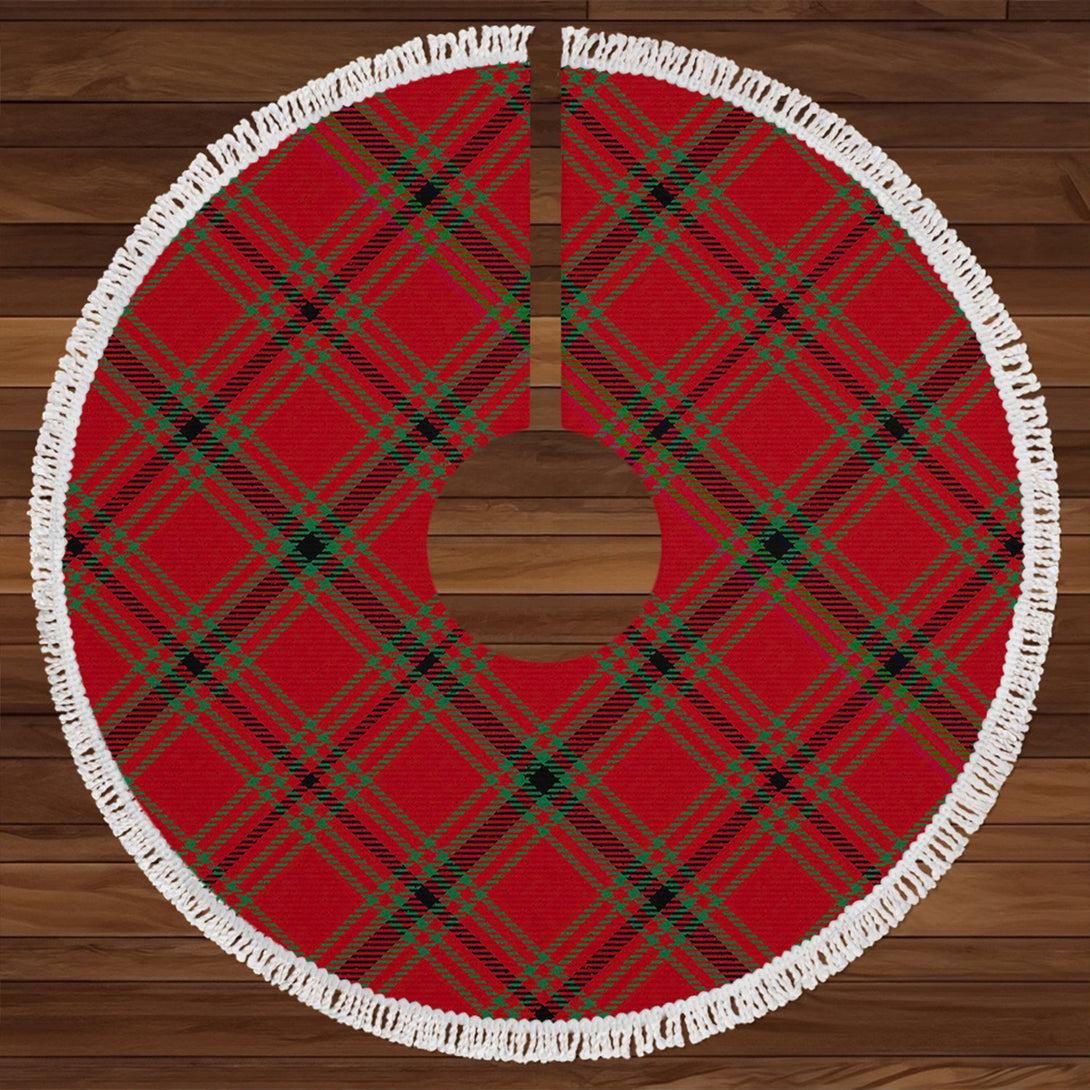 MacDonald of Belfinlay Modern Clan Badge Tartan Christmas Tree Skirt