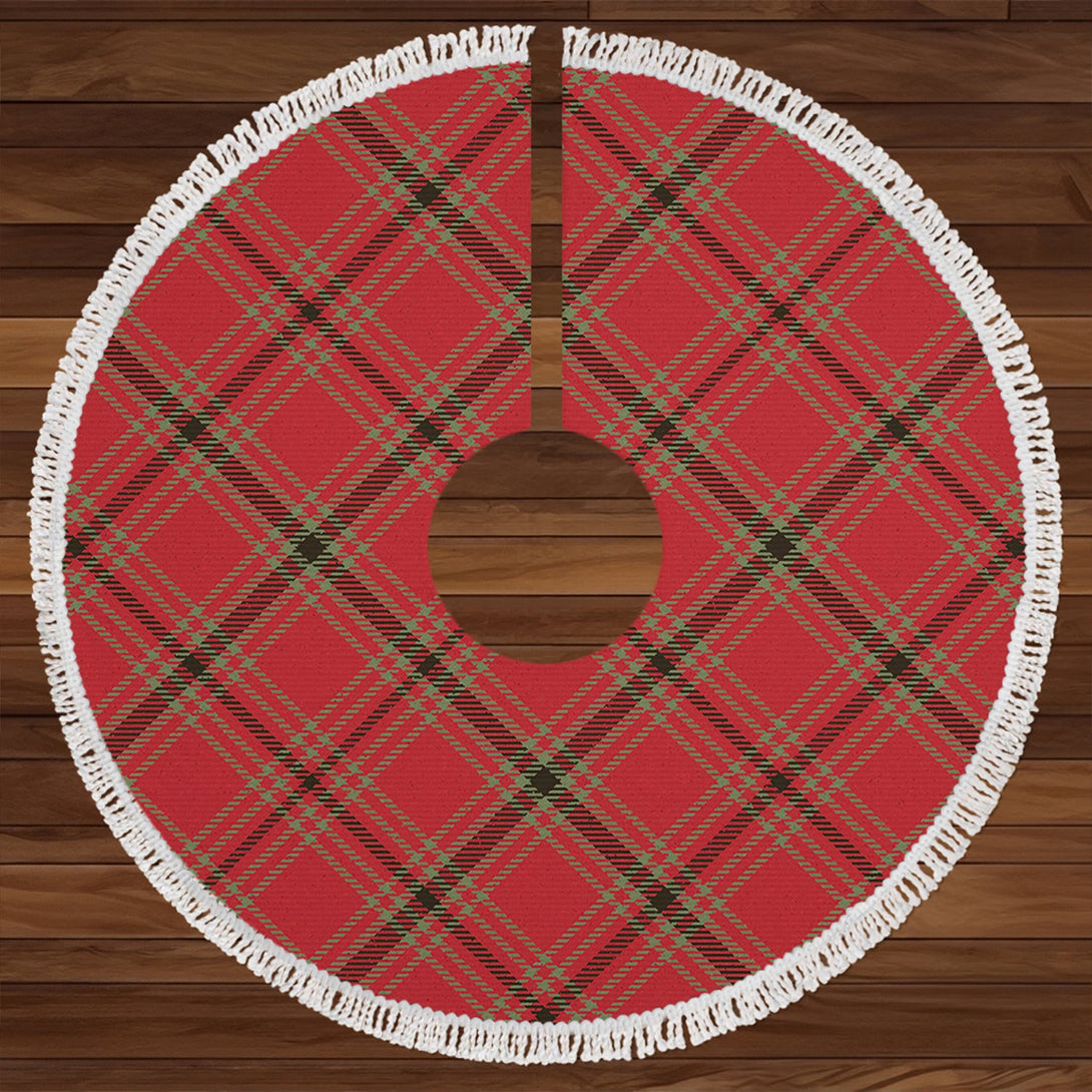 MacDonald of Belfinlay Weathered Clan Badge Tartan Christmas Tree Skirt