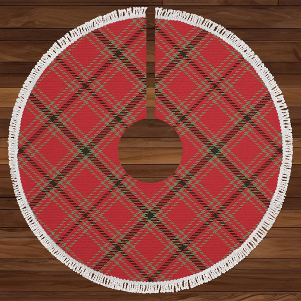 MacDonald of Belfinlay Weathered Clan Badge Tartan Christmas Tree Skirt