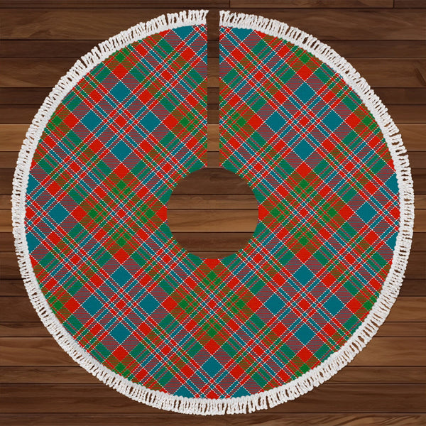 MacDonald of Boisdale (Donald Boisdale) Ancient Clan Badge Tartan Christmas Tree Skirt