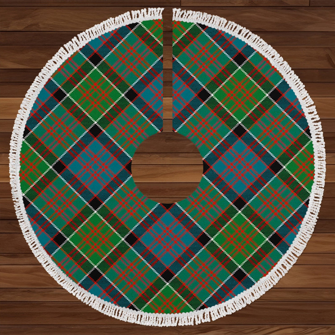 MacDonald of Clanranald (Donald of Clanranald) Ancient Clan Badge Tartan Christmas Tree Skirt