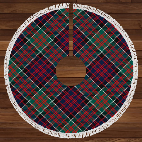 MacDonald of Clanranald (Donald of Clanranald) Modern Clan Badge Tartan Christmas Tree Skirt