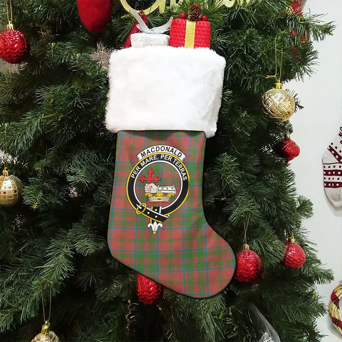 MacDonald of Glencoe (Donald of Glencoe) Ancient Clan Badge Tartan Christmas Stocking