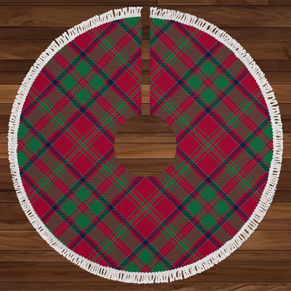 MacDonald of Glencoe (Donald of Glencoe) Modern Clan Badge Tartan Christmas Tree Skirt