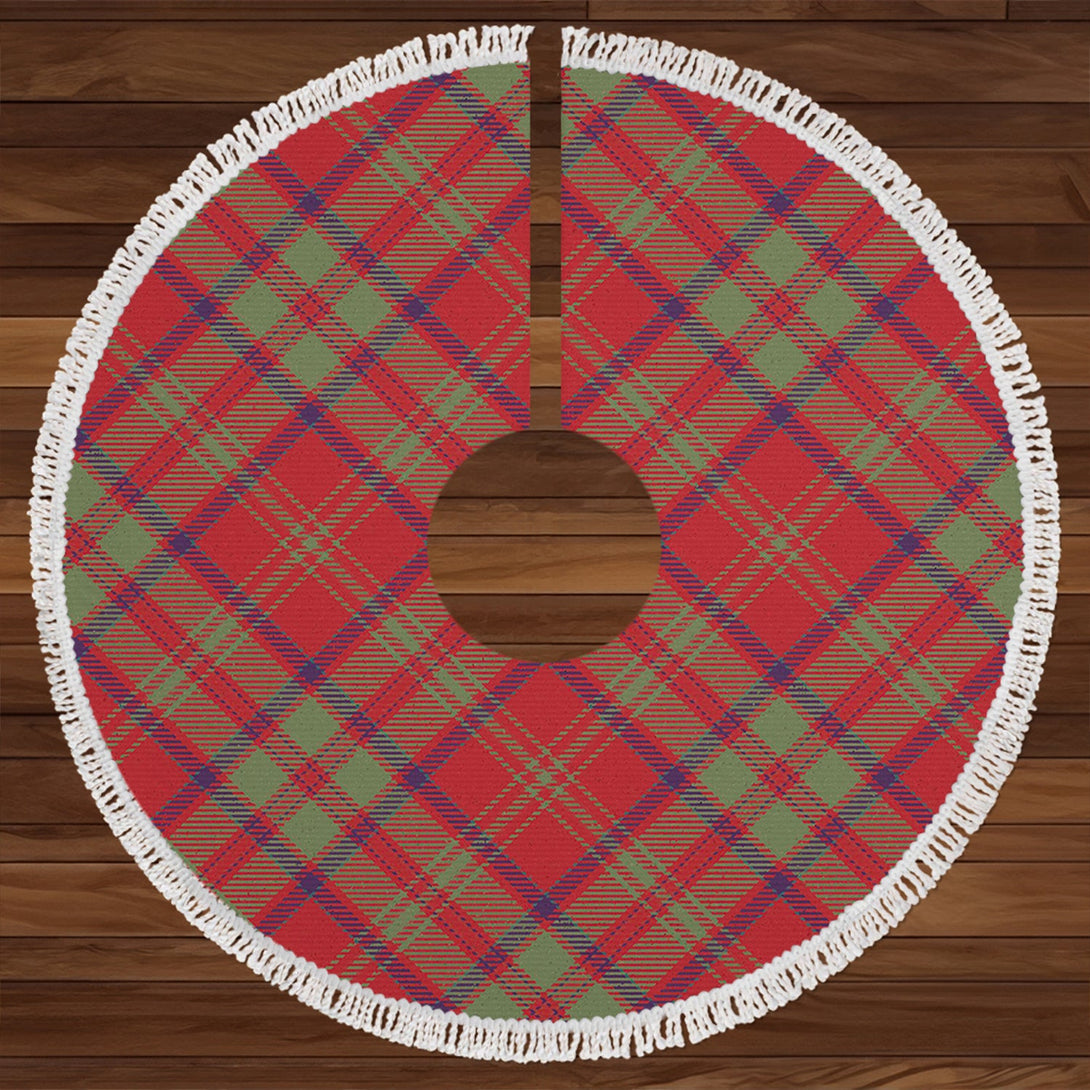 MacDonald of Glencoe (Donald of Glencoe) Weathered Clan Badge Tartan Christmas Tree Skirt