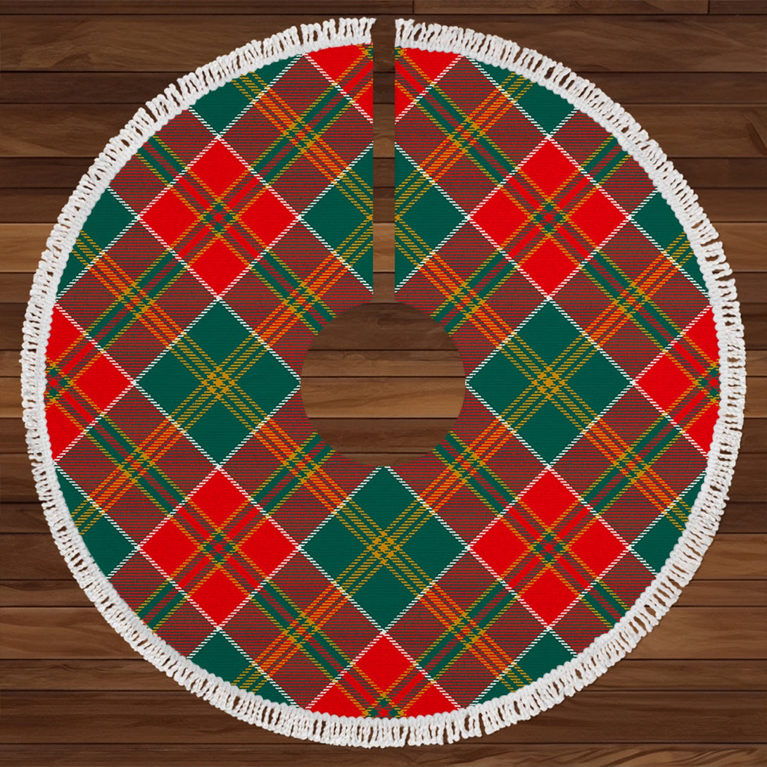 MacDonald of Kingsburgh (Donald of Kingsburgh) Modern Clan Badge Tartan Christmas Tree Skirt