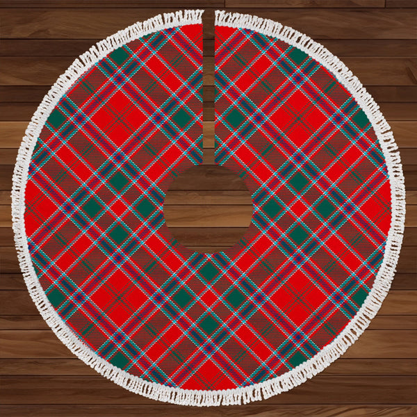 MacDonald of Lochmaddy (Donald of Loch Mhaddy) Modern Clan Badge Tartan Christmas Tree Skirt