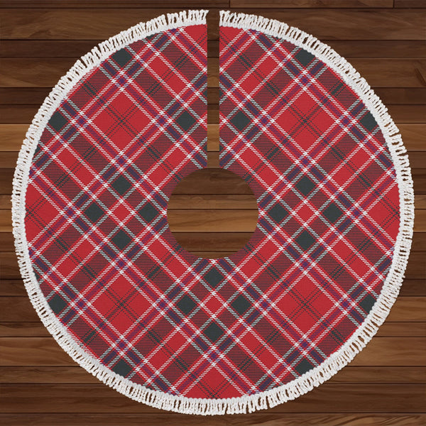 MacDonald of Lochmaddy (Donald of Loch Mhaddy) Weathered Clan Badge Tartan Christmas Tree Skirt