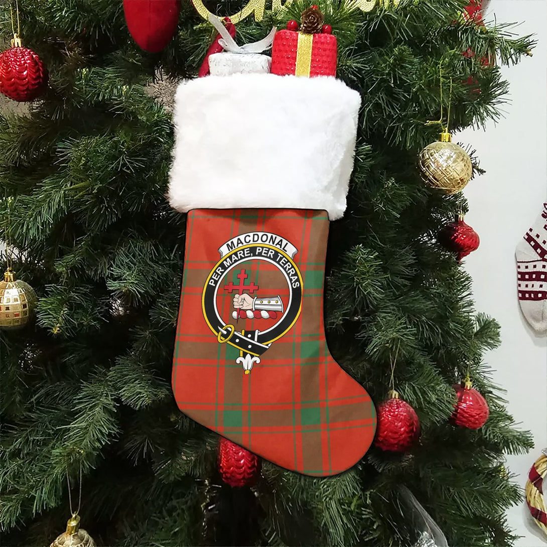 MacDonald of Sleat (Donald Lord MacDonald) Ancient Clan Badge Tartan Christmas Stocking