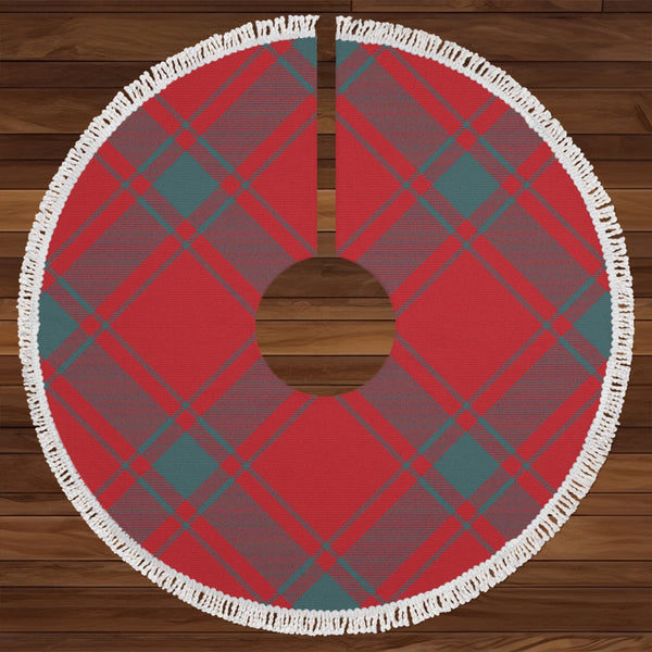 MacDonald of Sleat (Donald Lord MacDonald) Weathered Clan Badge Tartan Christmas Tree Skirt