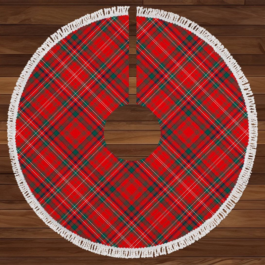 MacDonald of Staffa (Donald of Staffa) Modern Clan Badge Tartan Christmas Tree Skirt