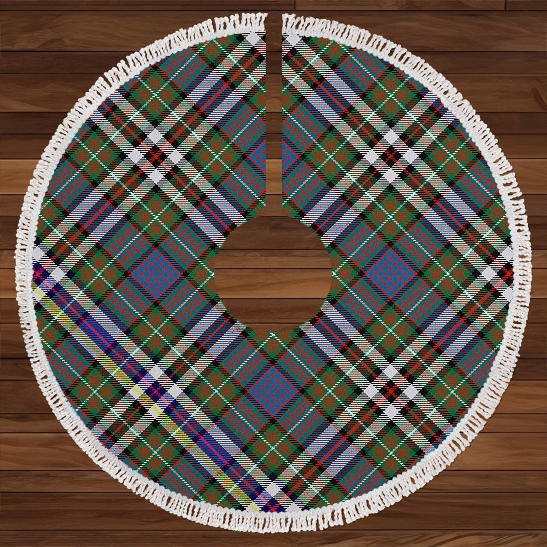 MacDonell of Glengarry Dress Weathered Clan Badge Tartan Christmas Tree Skirt