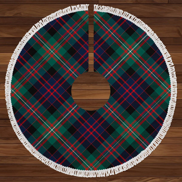 MacDonell of Glengarry Modern Clan Badge Tartan Christmas Tree Skirt