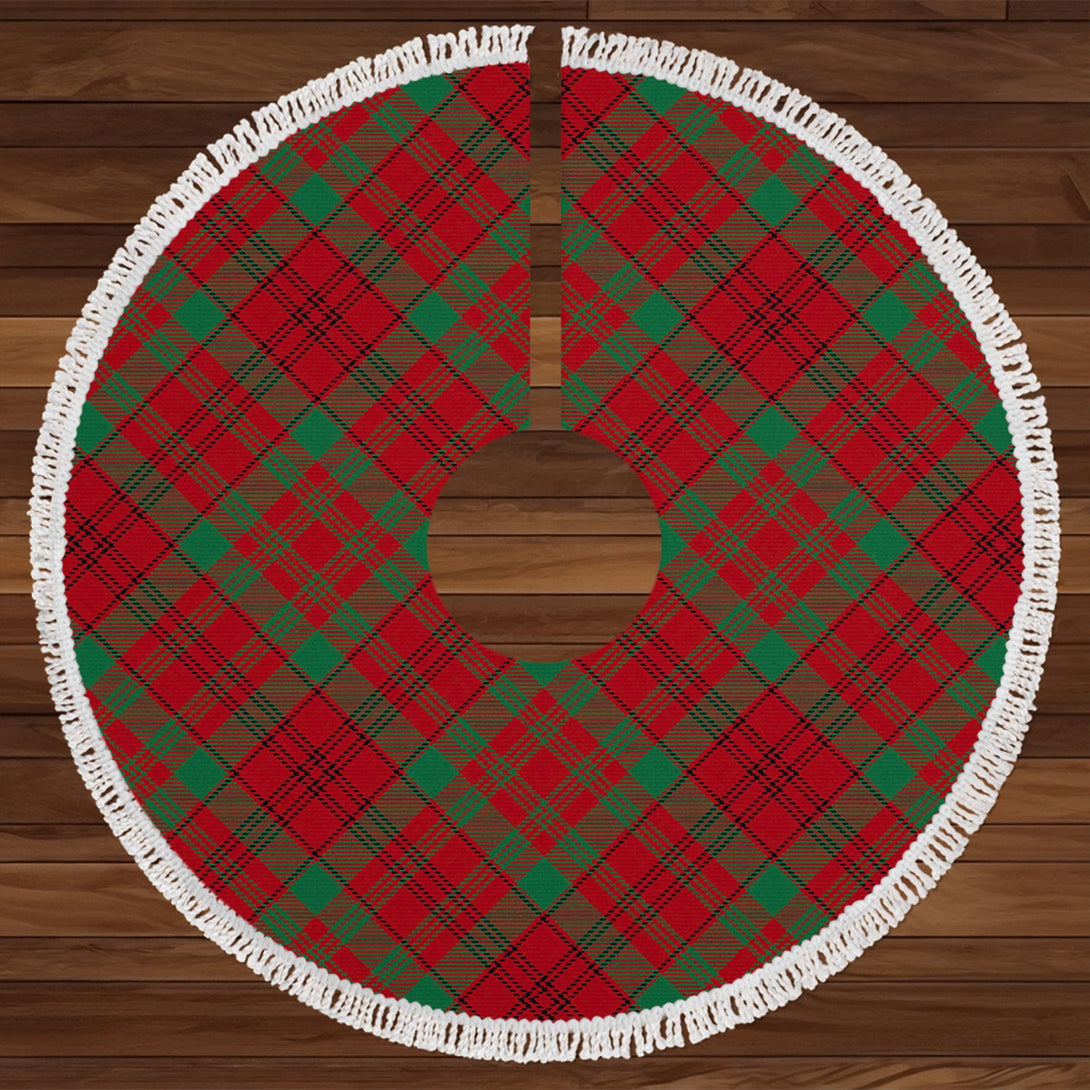 MacDonell of Keppoch 1847 Variant Modern Tartan Christmas Tree Skirt