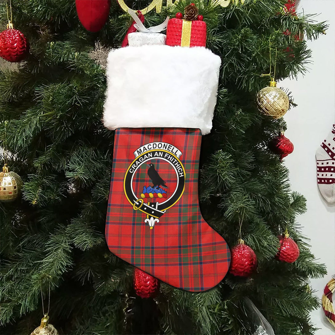 MacDonell of Keppoch Ancient Clan Badge Tartan Christmas Stocking