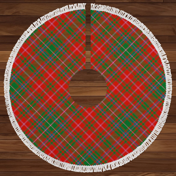 MacDougall Ancient Clan Badge Tartan Christmas Tree Skirt