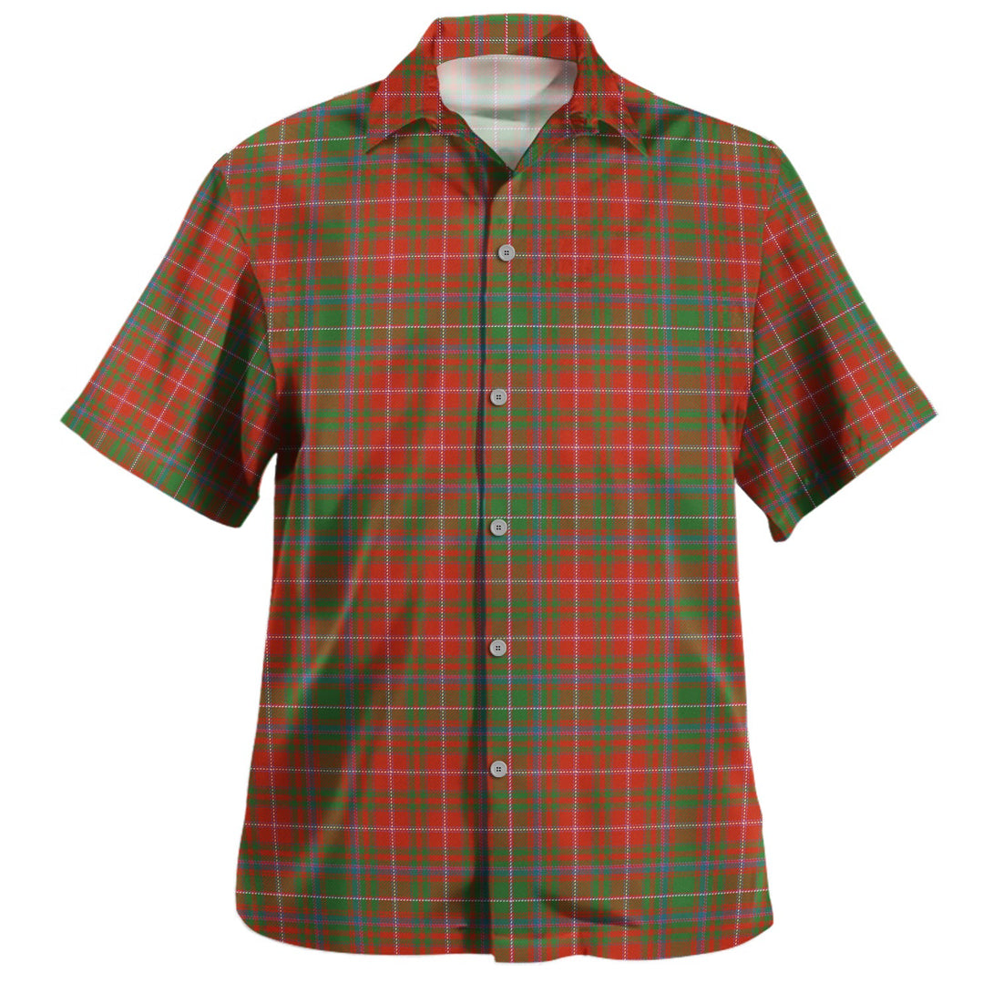 MacDougall Ancient Clan Badge Tartan Hawaiian Shirt