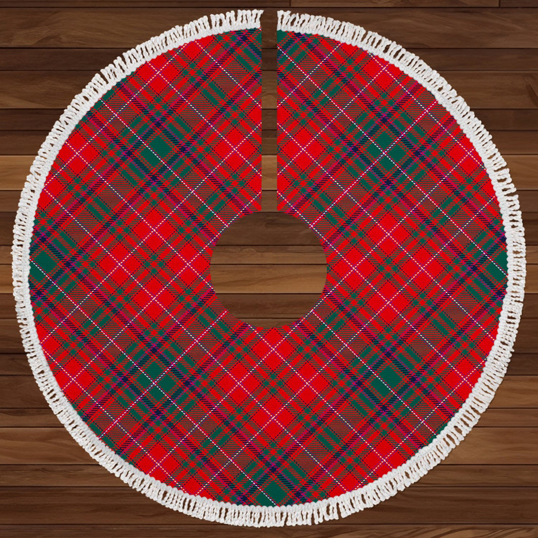 MacDougall Modern Clan Badge Tartan Christmas Tree Skirt