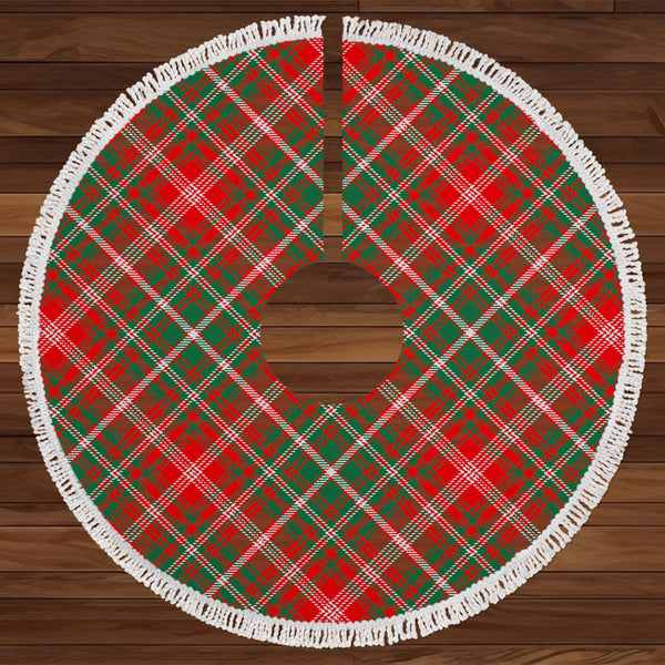 MacDougall 2 Modern Tartan Christmas Tree Skirt