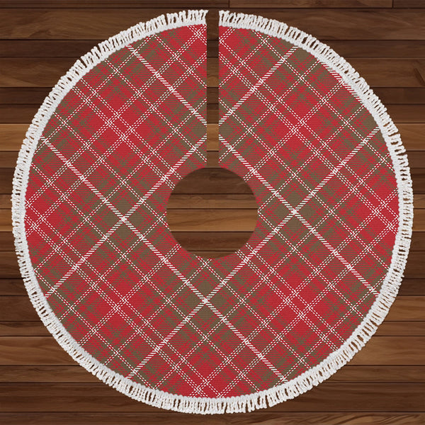 MacDougall 2 Weathered Tartan Christmas Tree Skirt