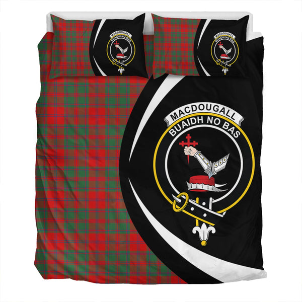 MacDougall (Clans Originaux) Modern Clan Badge Tartan Bedding Set Circle Style