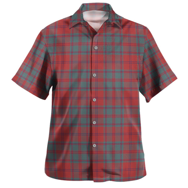 MacDougall (Clans Originaux) Weathered Clan Badge Tartan Hawaiian Shirt