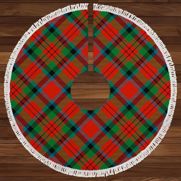 MacDuff Ancient Clan Badge Tartan Christmas Tree Skirt