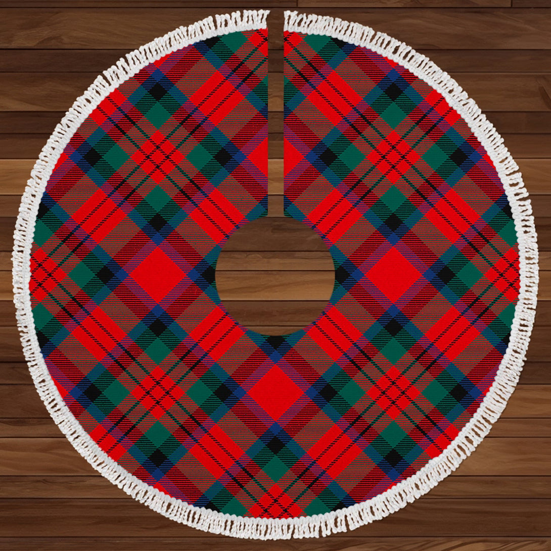 MacDuff Modern Clan Badge Tartan Christmas Tree Skirt