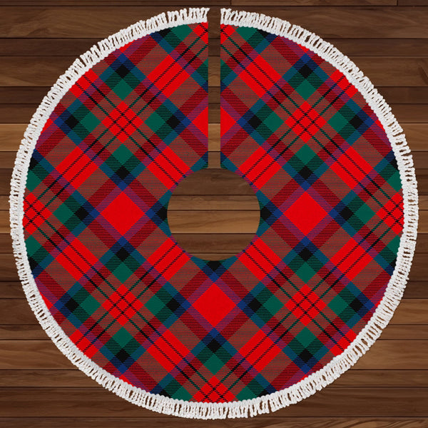 MacDuff Modern Clan Badge Tartan Christmas Tree Skirt