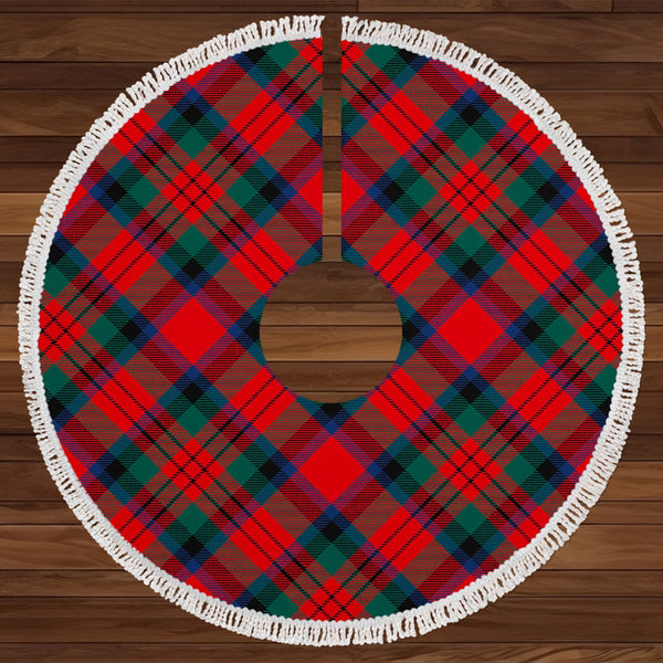 MacDuff Modern Tartan Christmas Tree Skirt