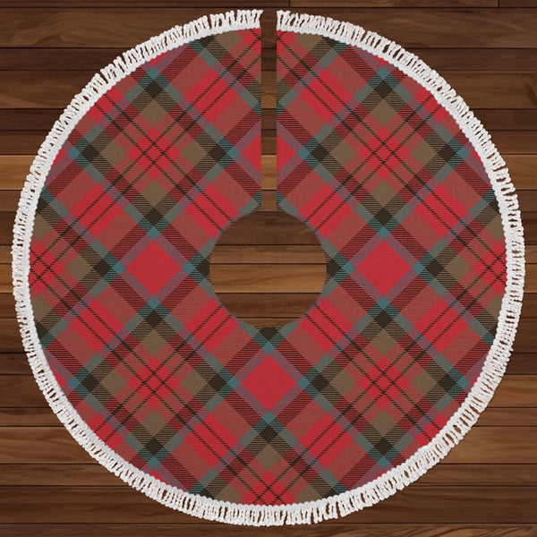 MacDuff Weathered Clan Badge Tartan Christmas Tree Skirt