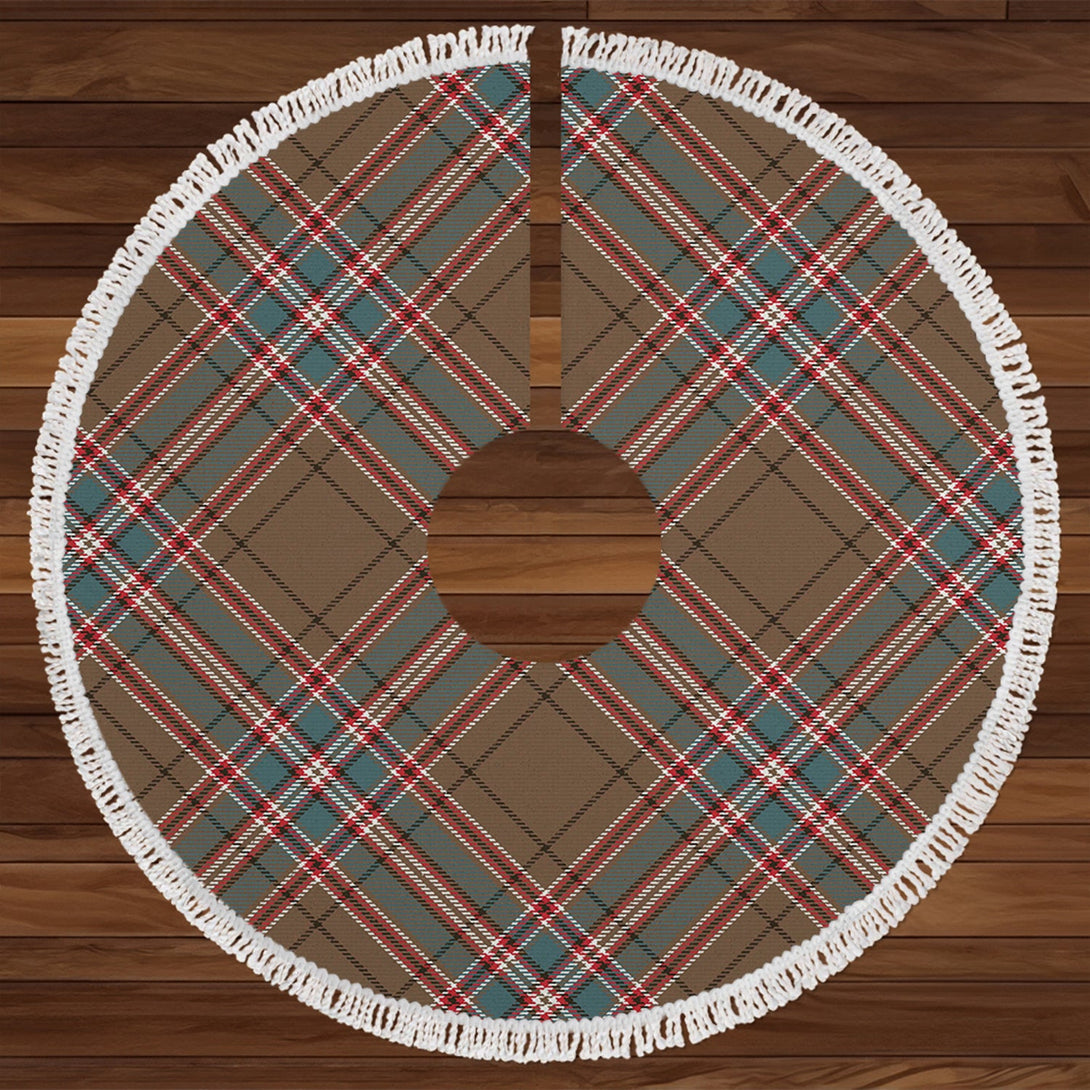 MacFarlane Hunting Weathered Tartan Christmas Tree Skirt