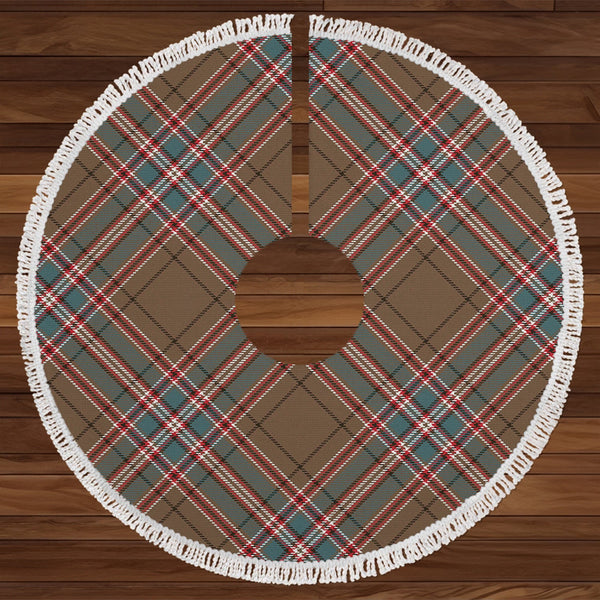 MacFarlane Hunting Weathered Tartan Christmas Tree Skirt