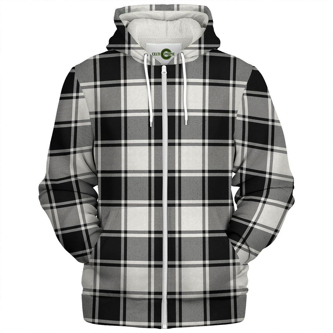 MacFie B-W (MacPhee B-W) Ancient Tartan Sherpa Hoodie