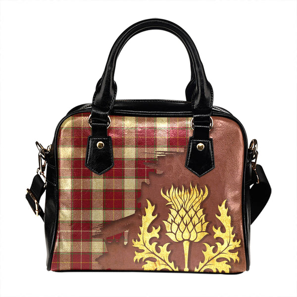 MacFie Dress (MacPhee Dress) Modern Tartan Shoulder Handbag Thistle Oldest Style