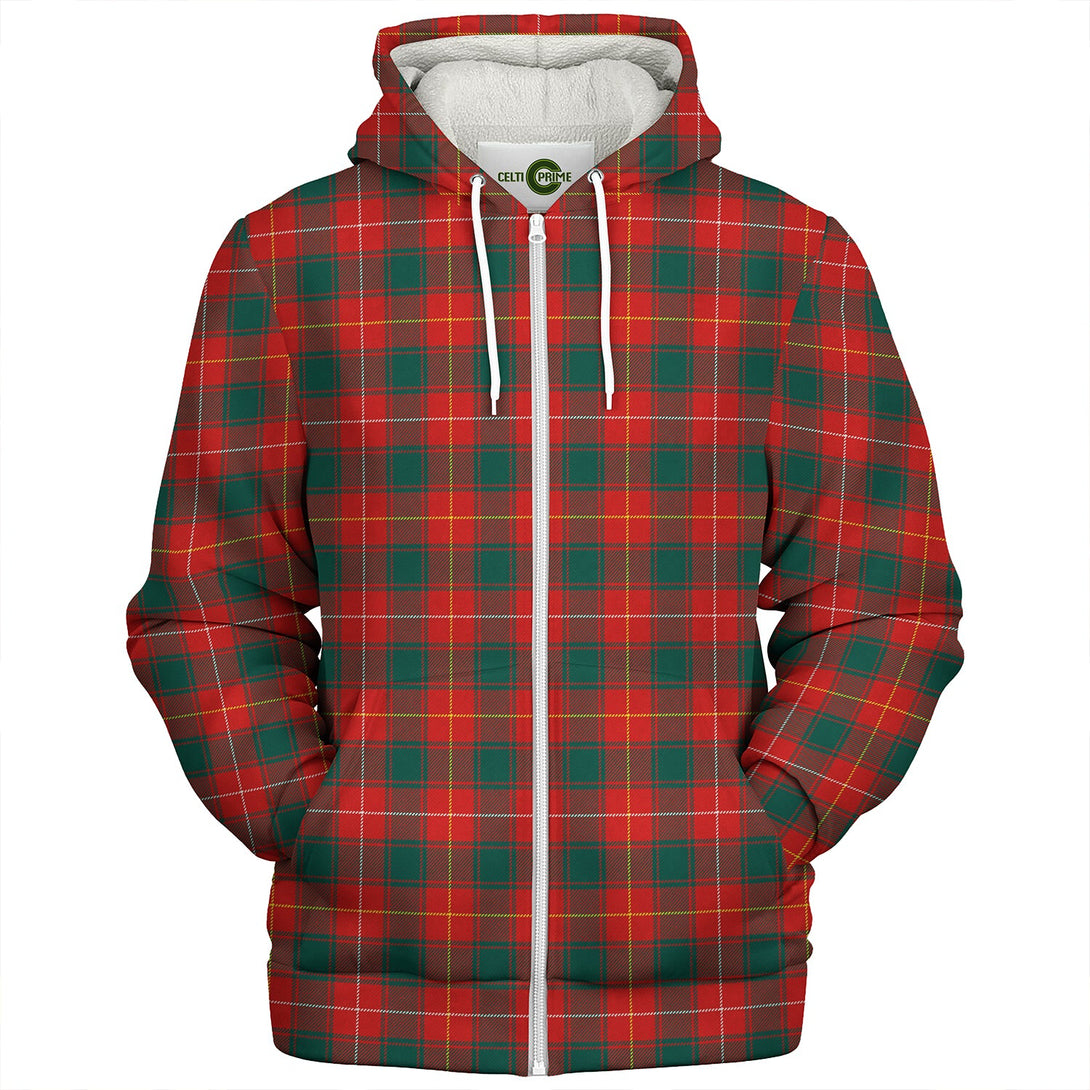 MacFie (MacPhee) Modern Clan Badge Tartan Sherpa Hoodie