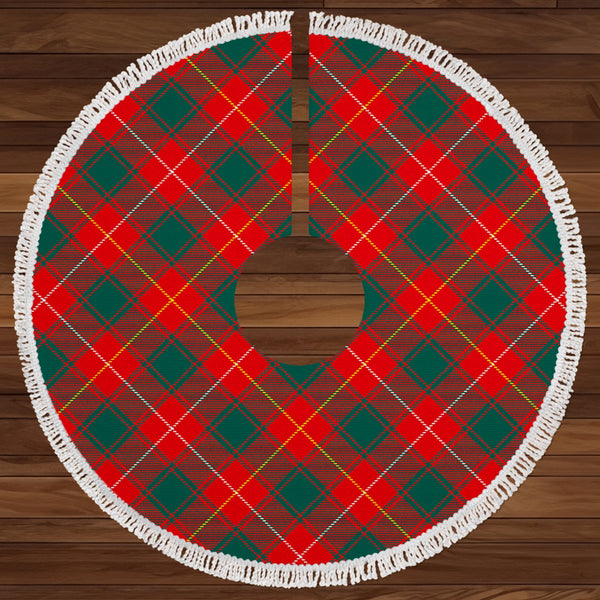 MacFie (MacPhee) Modern Clan Badge Tartan Christmas Tree Skirt