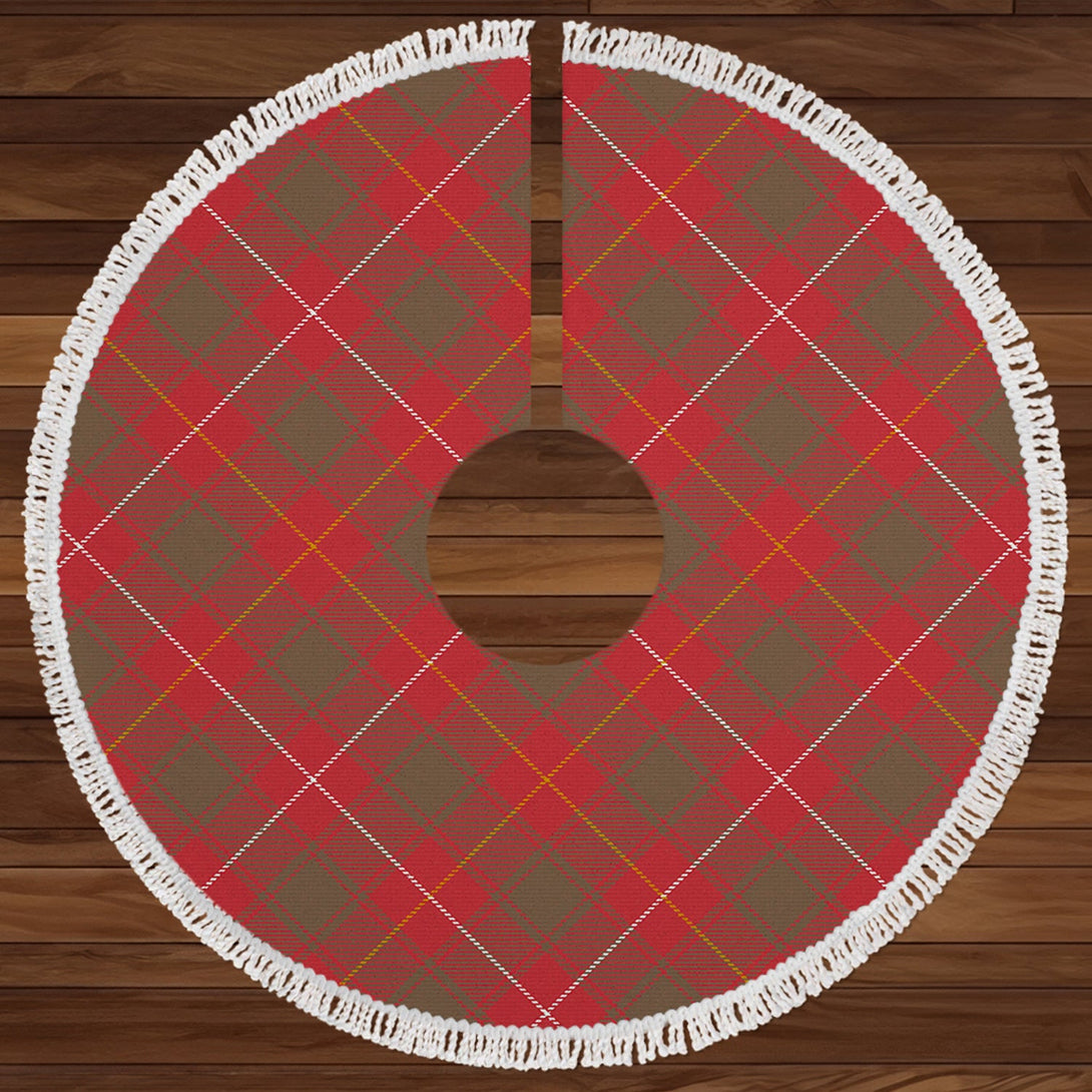 MacFie (MacPhee) Weathered Clan Badge Tartan Christmas Tree Skirt