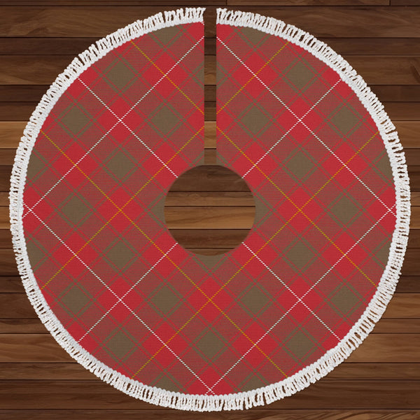 MacFie (MacPhee) Weathered Clan Badge Tartan Christmas Tree Skirt